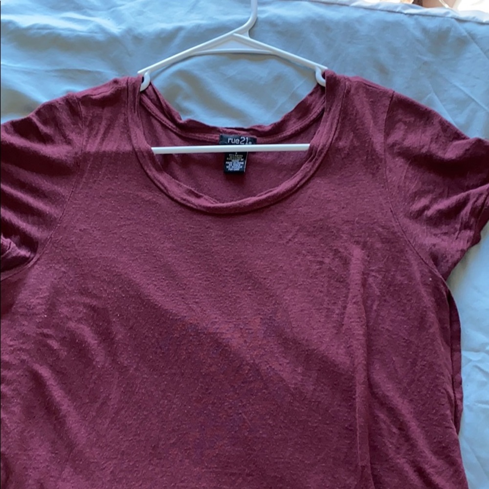 RUE21 Burgundy Top